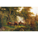 РЕПРОДУКЦИИ НА КАРТИНИ Биещи се елени (1906)